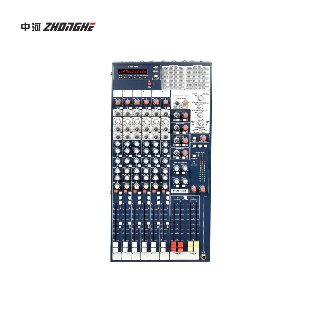 FX6ii studio mixer professional dj machine 6 channel audio mixer