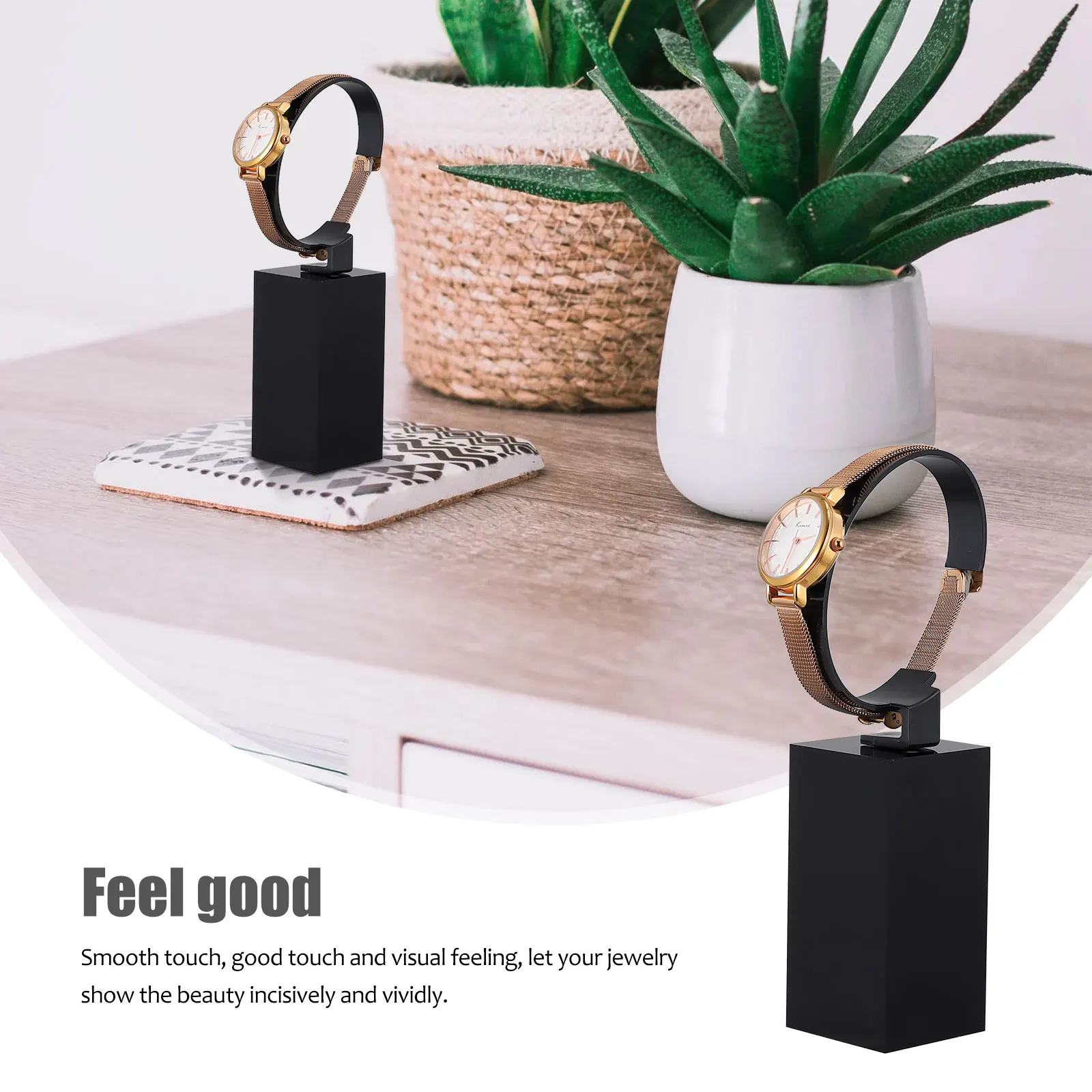 

Acrylic Watch St Single Rack Smooth Tactile Feeling Quality ganizer C Shaped Watch Display St Drawer C Shaped Holder