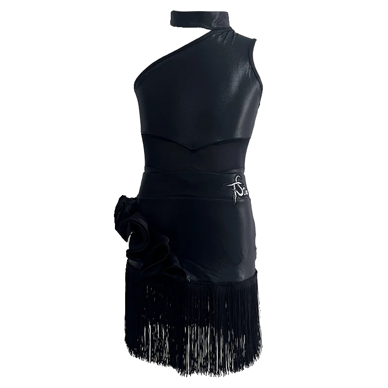 

Новый профессиональный костюм для латиноамериканских танцев с бахромой для детей и девочек, тренировочный костюм для групповых танцев, стандартных танцев.