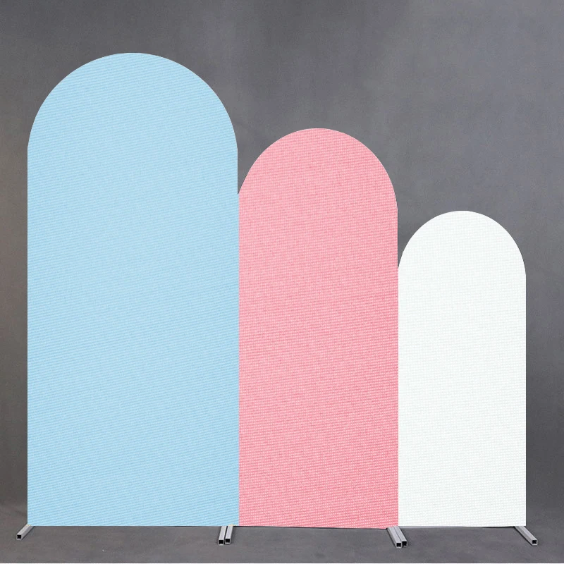 子供のためのモナーク背景写真、ピンクのライトブルー、結婚式の背景の装飾、二重布、ハッピーバースデー、フォトスタジオ