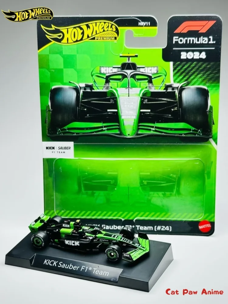 الأصلي الساخن عجلات سيارة الذهب التسمية F1 سباق نموذج VISA Sauber ويليامز أسطول HRV11 1/64 سبيكة مصغرة يموت الصب VehicleCa