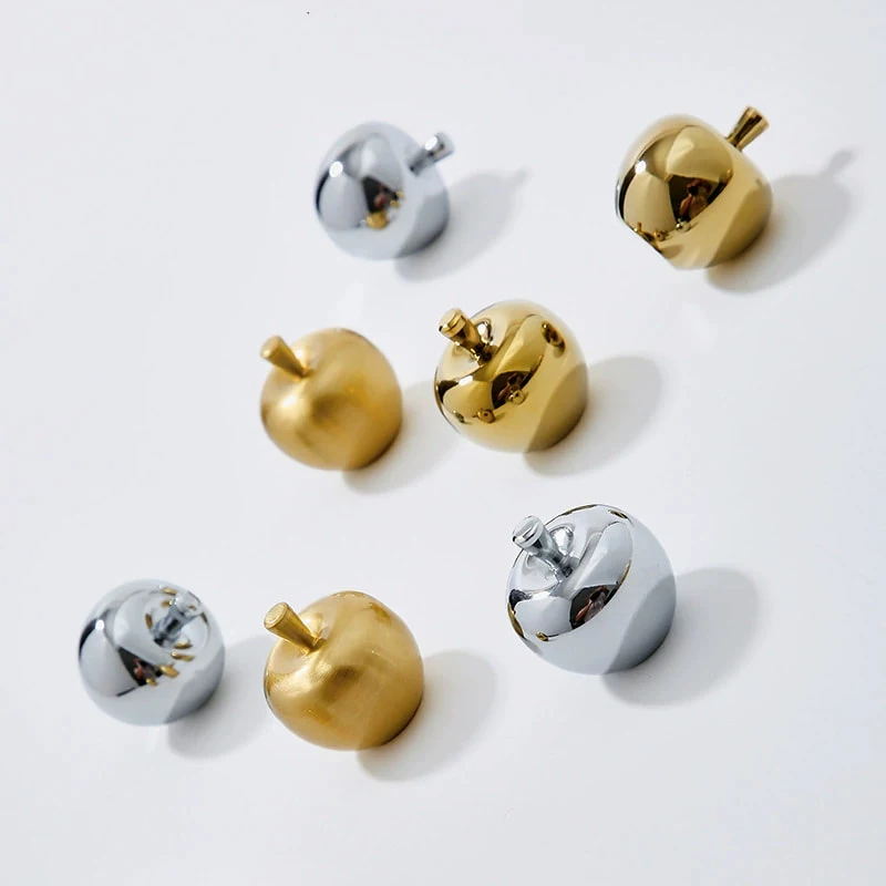 Apple Drawer Knobs Children and Baby Home Decor Drawer Pulls Handles for Dresser Cupboard Wardrobe Cabinet Kitchen Knobs