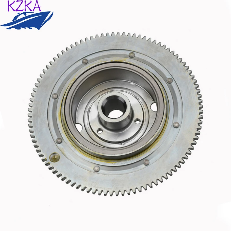 6K5-85550-A0 Flywheel Rotor Assy for Yamaha 2 stroke 50HP 60HP 70HP Boat Motor 6K5-85550-A0-00 Engine Replaces Parts