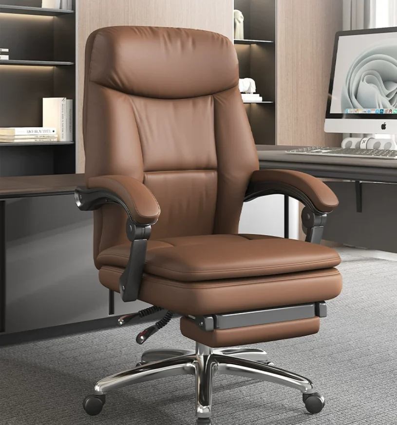 Office chair can lie down during lunch break, home back chair, e-sports sofa chair dual-purpose leather boss computer chair