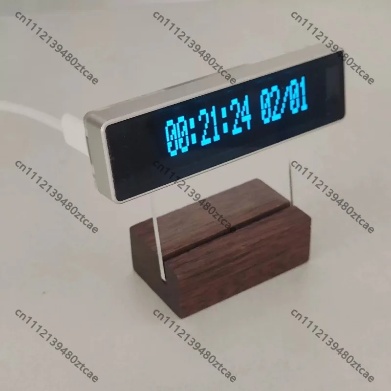 OLED Display Desktop Digital Clock, Multi-mode Display, DIY PC Hardware Status Secondary Screen