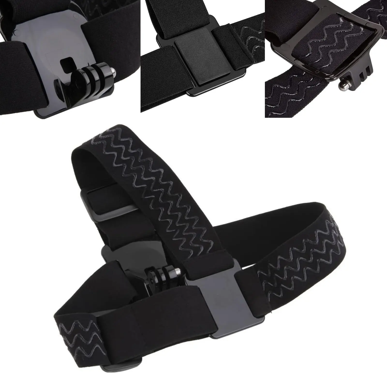 Head Strap Mount Headband Adjustable Holder For GoPro Phone DJI Osmo SJCAM AKASO Insta360 Head Belt Action Camera Accessories