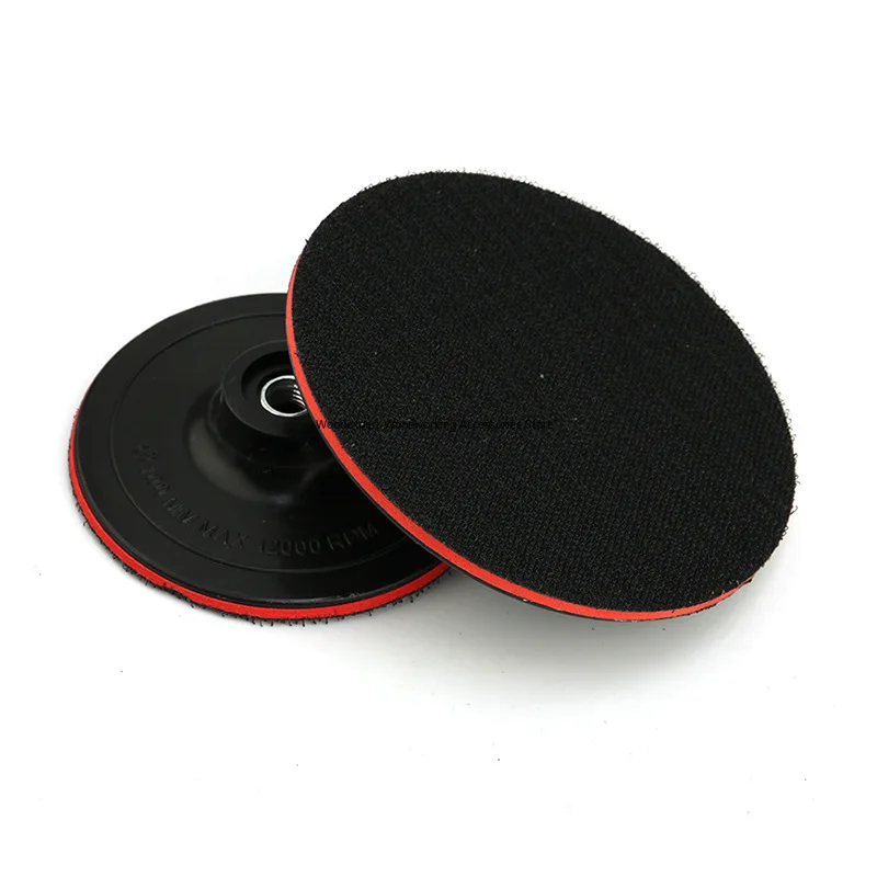 

125mm Hook and Loop Sanding Backing Pad Rubber Disc Holder for Angle Grinder 2pcs
