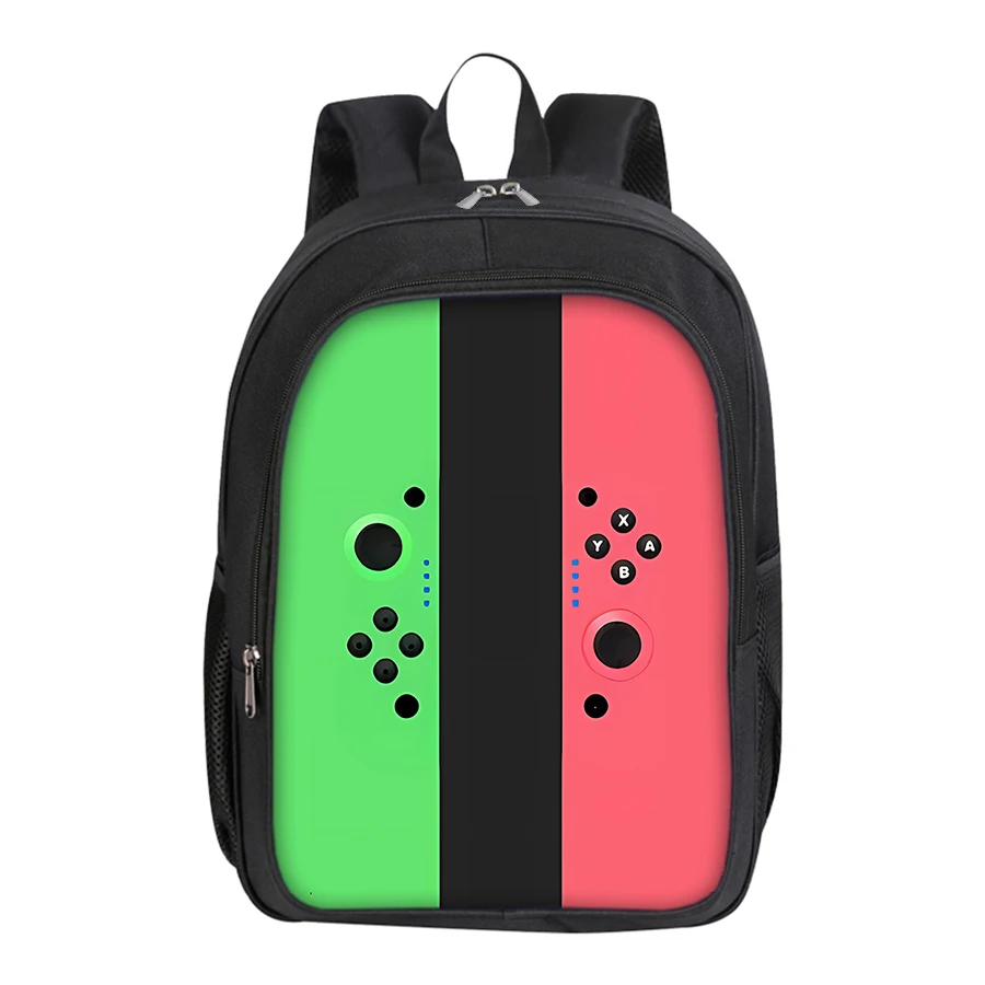 Gran oferta, mochila informal con diseño de consola de juegos, mochila de doble capa para niños/niñas, los mejores regalos, mochila escolar de dibujos animados en 3D