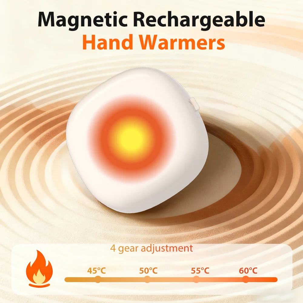 

2-в-1 электрическая грелка для рук, перезаряжаемая от USB, 4000 мАч, внешний аккумулятор, мини-грелка для рук, двухсторонний обогрев для домашнего офиса