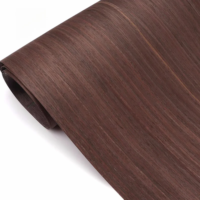 Wood Veneer Sheet Black Oak Wood Veneer Wardrobe Veneer Furniture Decoration Veneers For Wooden Doors size:58x250cm T0.2mm