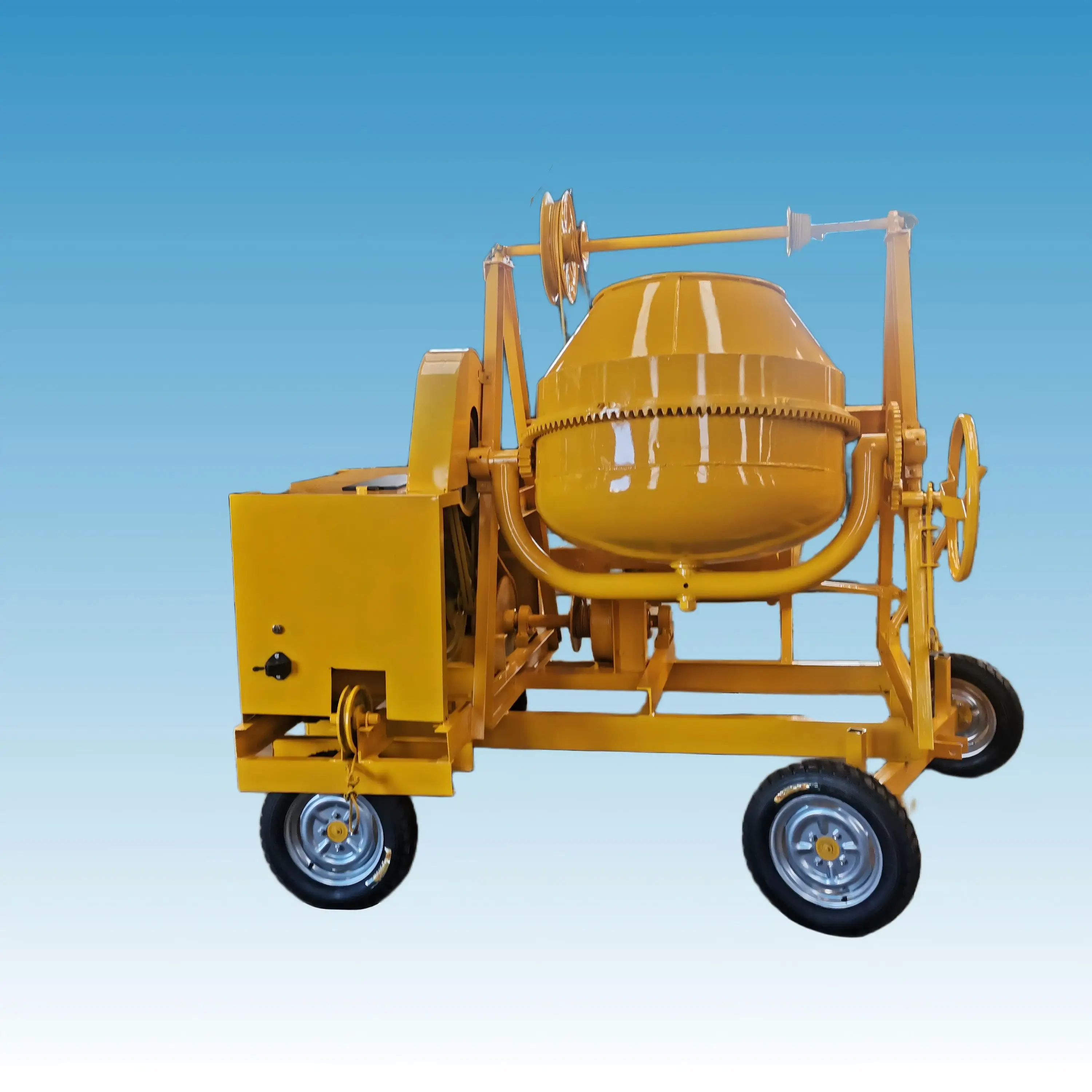 

On-site Service with Lifting Hopper, 500L and 700L Manual Multi-functional Concrete Mixers
