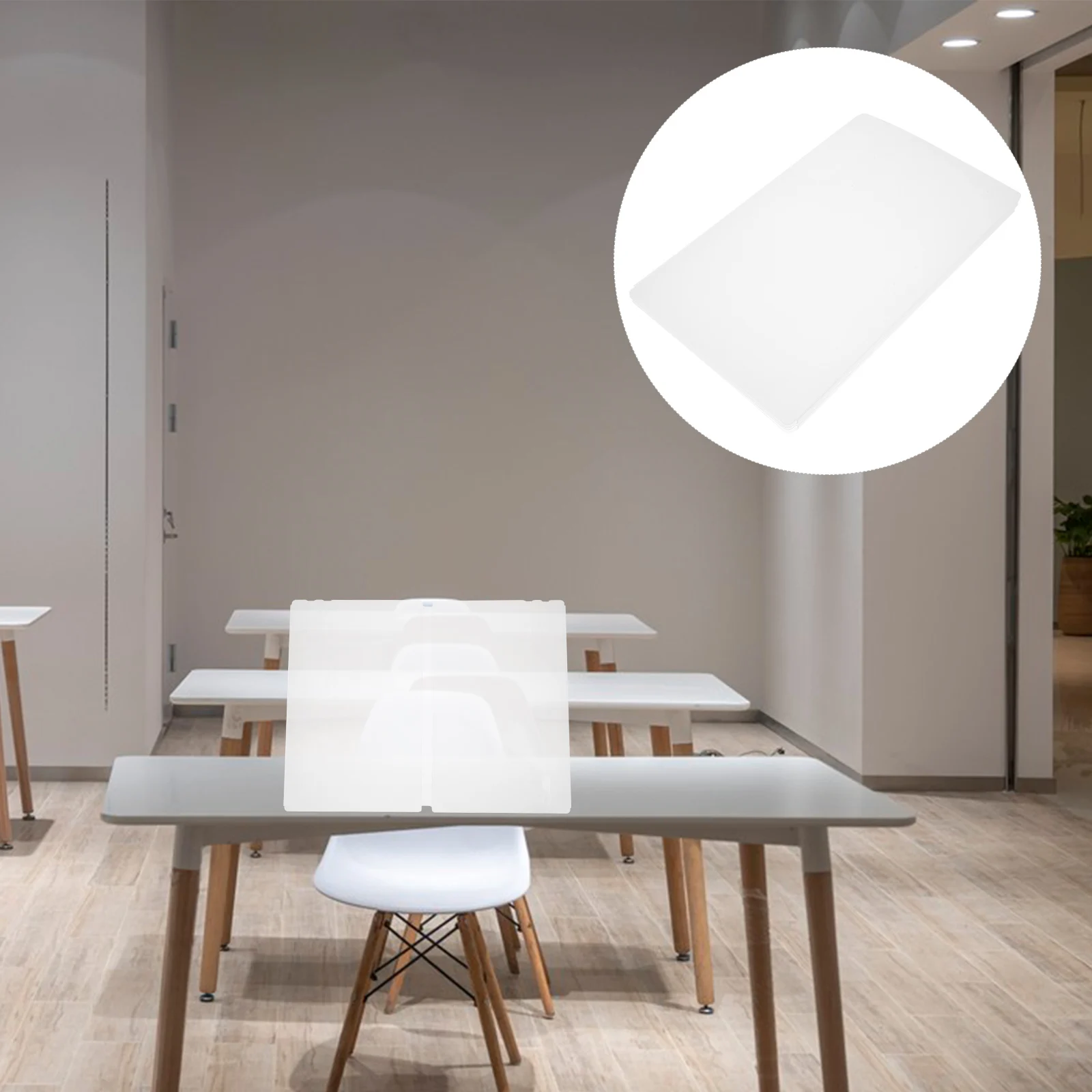 

Anti-droplet Baffle Office Privacy Screen Work Desk Divider Small Foldable Sneeze Guard Panel