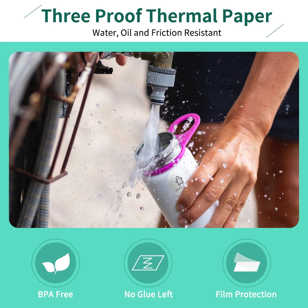 Phomemo High Quality Multi-Purpose Self-Adhesive Round Label for Phomemo M110 Clear Picture and Fast Shipping Strong Adhesion