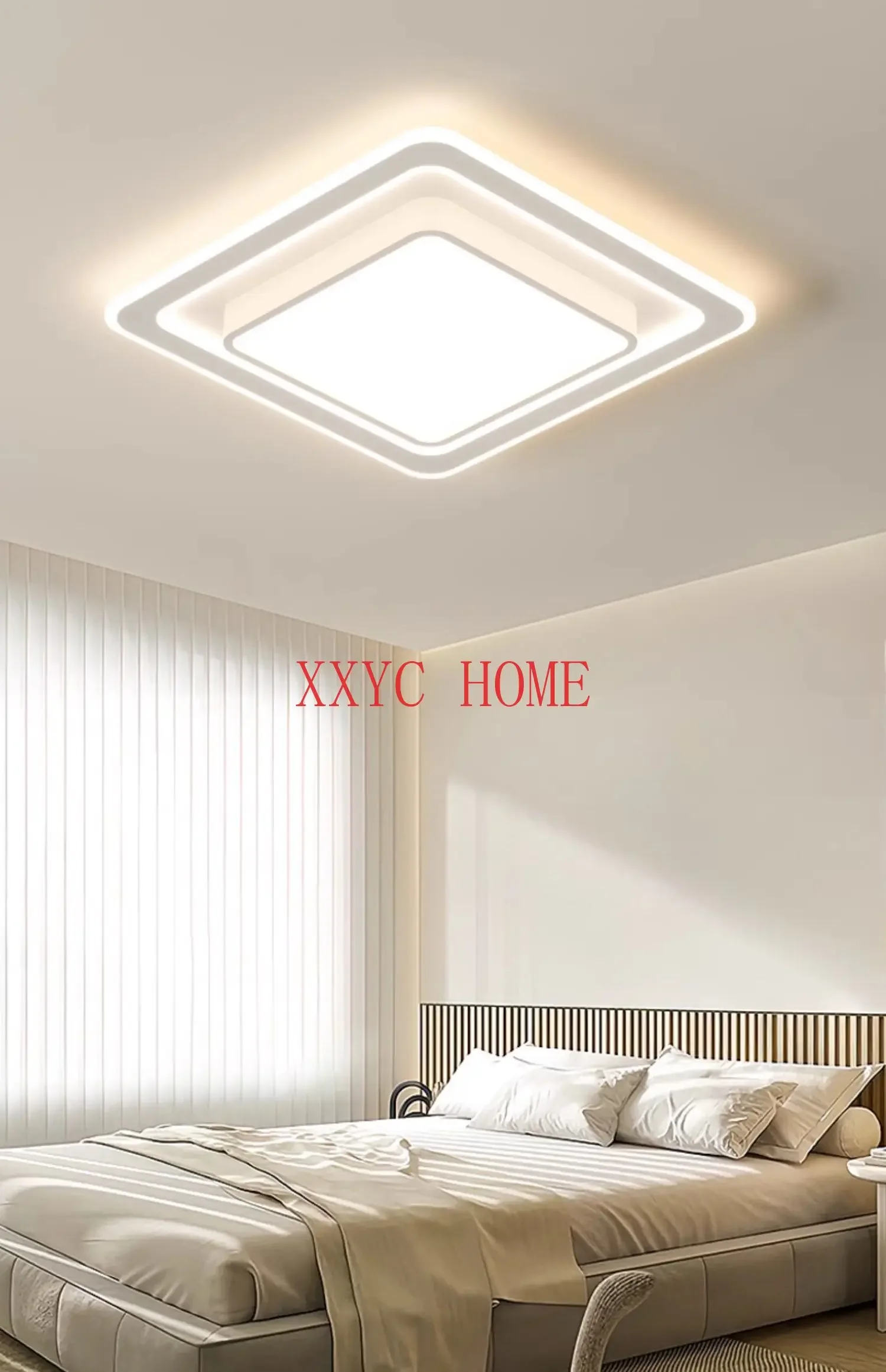 

Simple Bedroom Light LED Ceiling Light New Cream Style Warm Children Room Lights Lighting