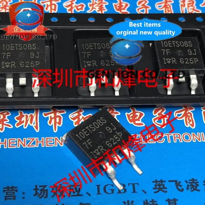 10 PZ 10ETS08S TO-263 800 V 10 A in magazzino 100% nuovo e originale