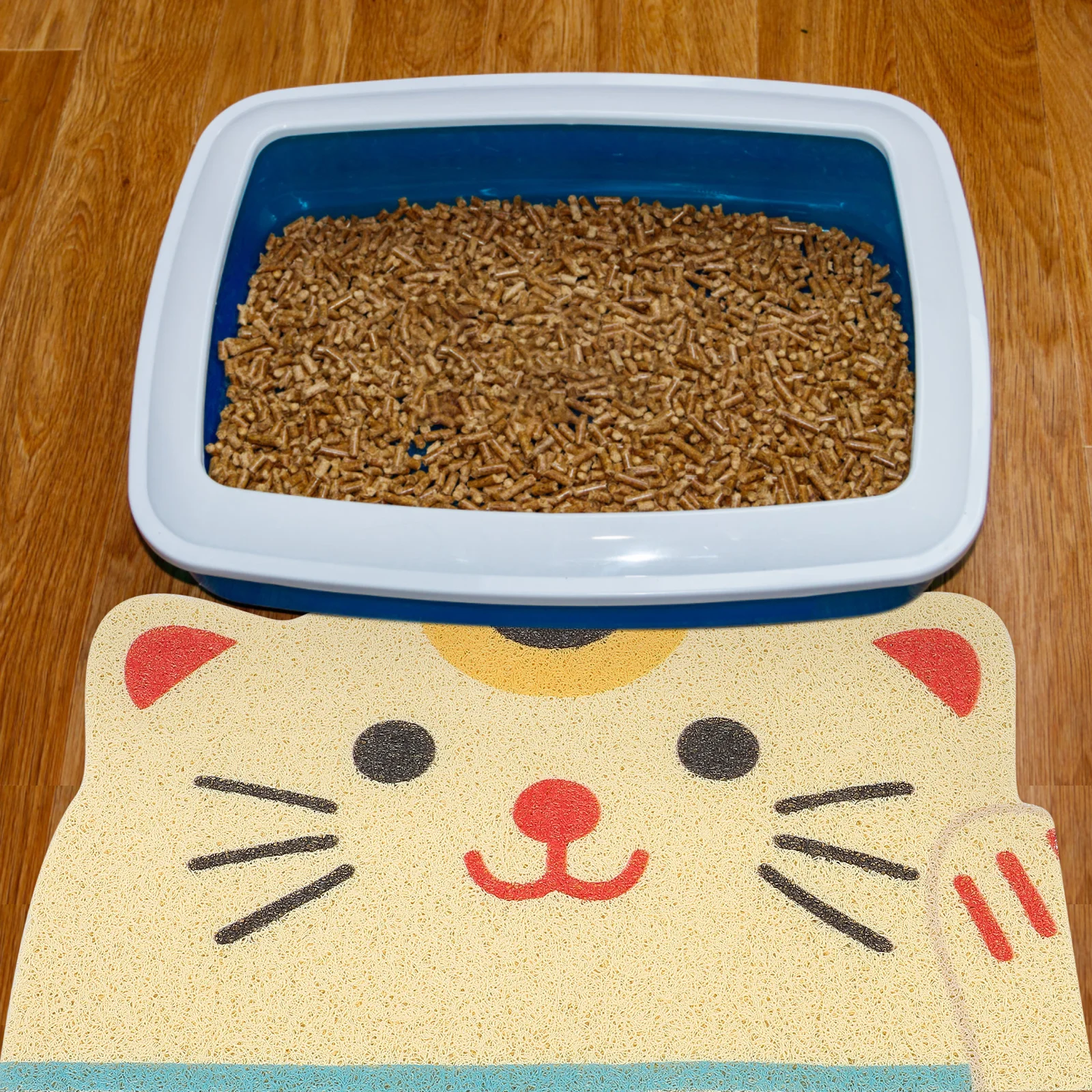 

Cat Mat Small Non-skid Pet Carpet Household Mats Food Eating Cats Kitten Litter Rug Cat Mats Litter Box Mat Indoor Pet