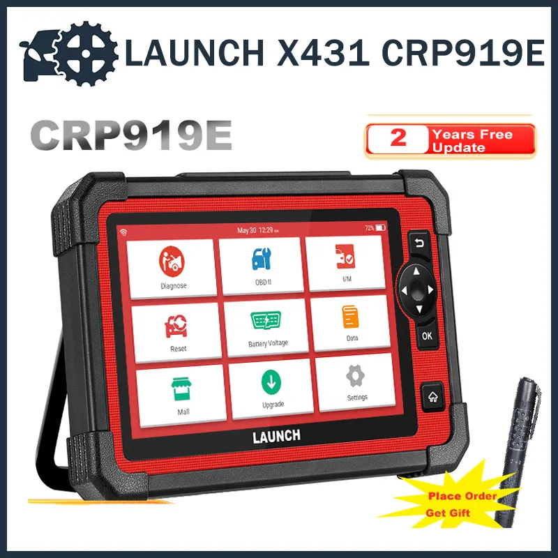 

LAUNCH X431 CRP919E OBD Scanner with AF TPMS IMMO 29 Service All System Auto Diagnostic Tool CANFD DOIP Bi-directional Scan Tool