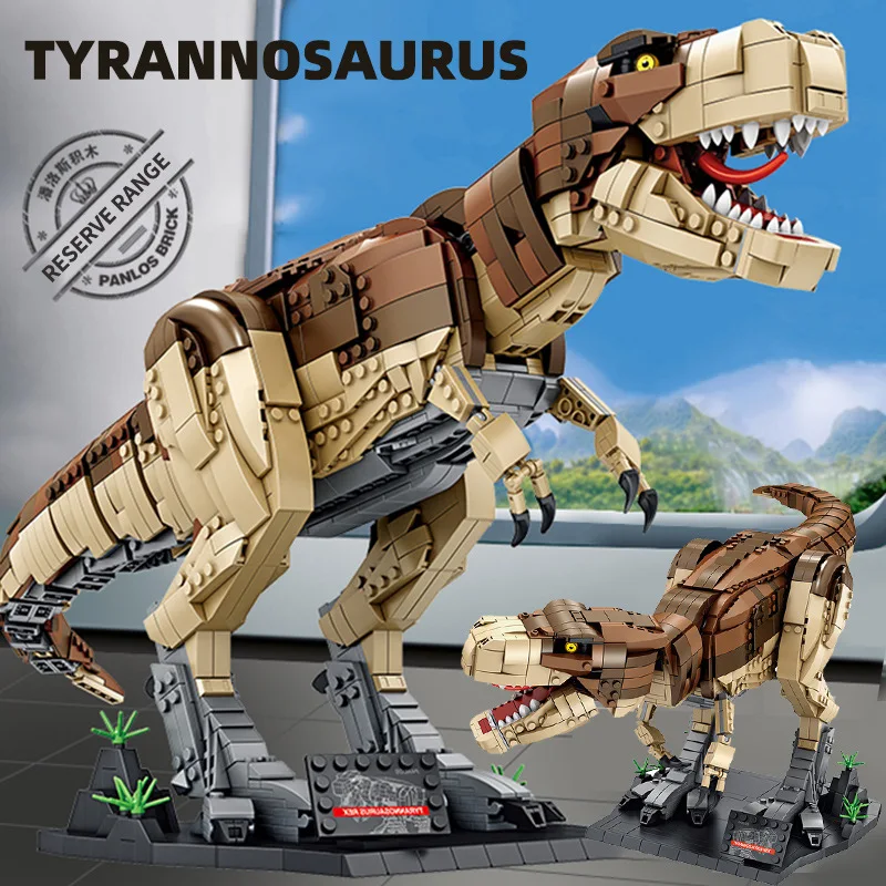 

Dinosaur Building Kit, Dinosaur Toy Set Movable Dinosaur Building Blocks for Adults Kids Tyrannosaurus Model Creative Gift