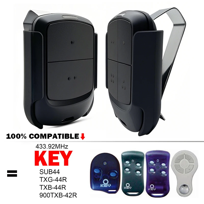 

100% клон KEY SUB44 TXG-44R TXB-44R 900TXB-42R пульт дистанционного управления гаражными воротами 433,92 МГц электрический открыватель дверей пульт дистанционного управления воротами