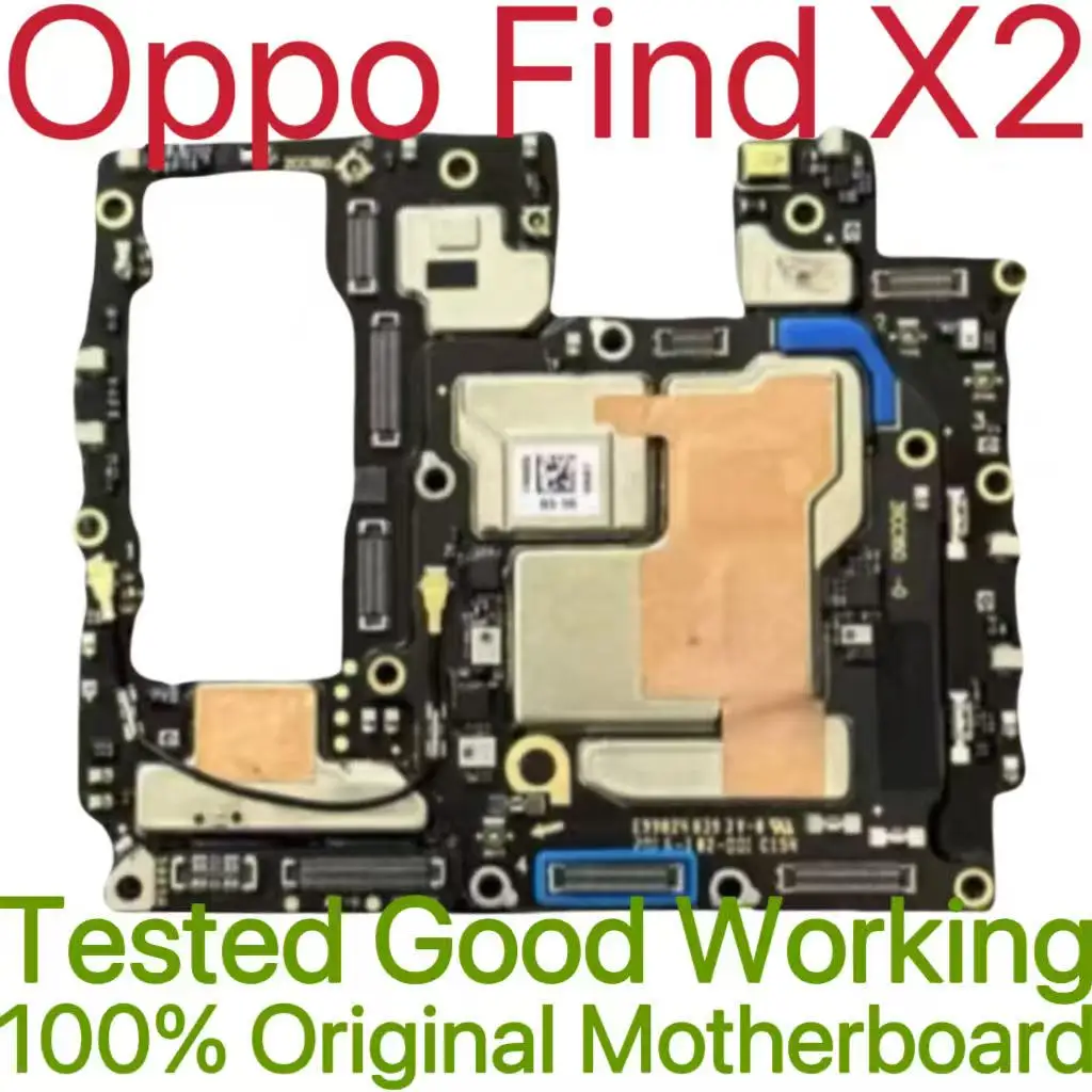 

Global Version Original Unlocked Motherboard for Oppo Find X2 Tested Circuit Plate Main Logic Board for Oppo Find X2