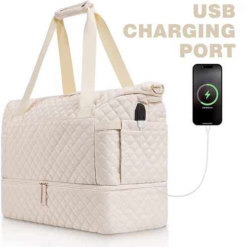 Imagen 2 del producto Bolsas de gimnasio deportivas, bolso de viaje para gimnasio para mujer, bolso de Yoga, bandolera multifunción para natación, Bolsa de entrenamiento físico para viajar