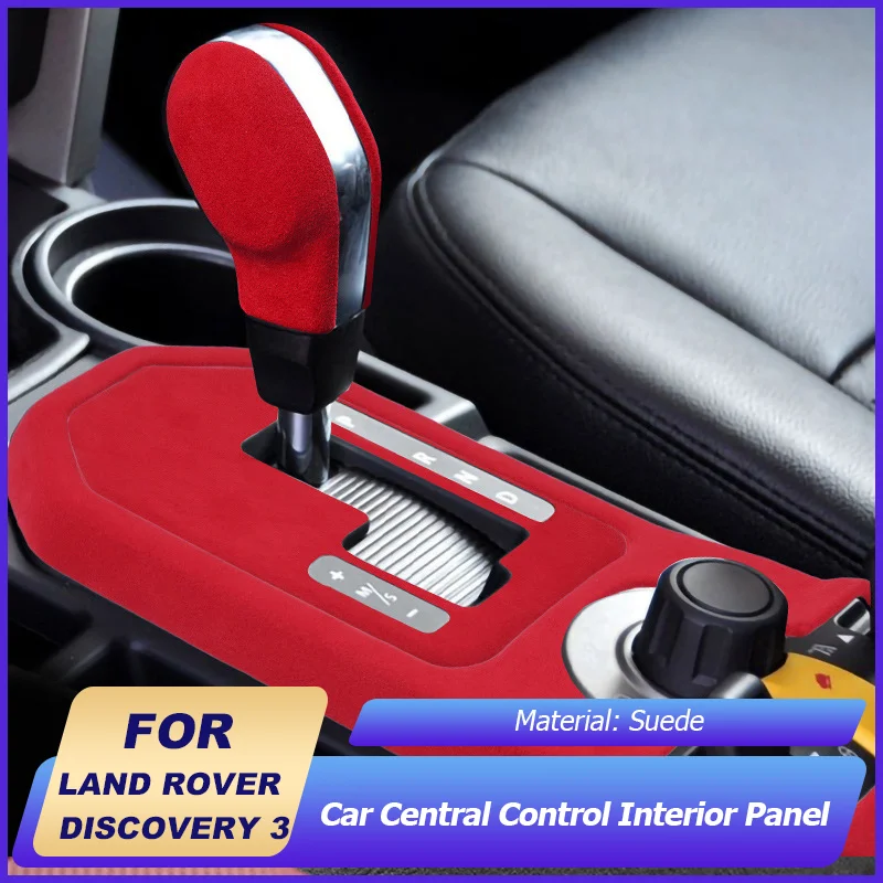 

Car Center Consoles Gear Shift Panel Cover Frame Sticker Interior Auto Accessorie for Land Rover Discovery 3 LR3 2005~2016 2015