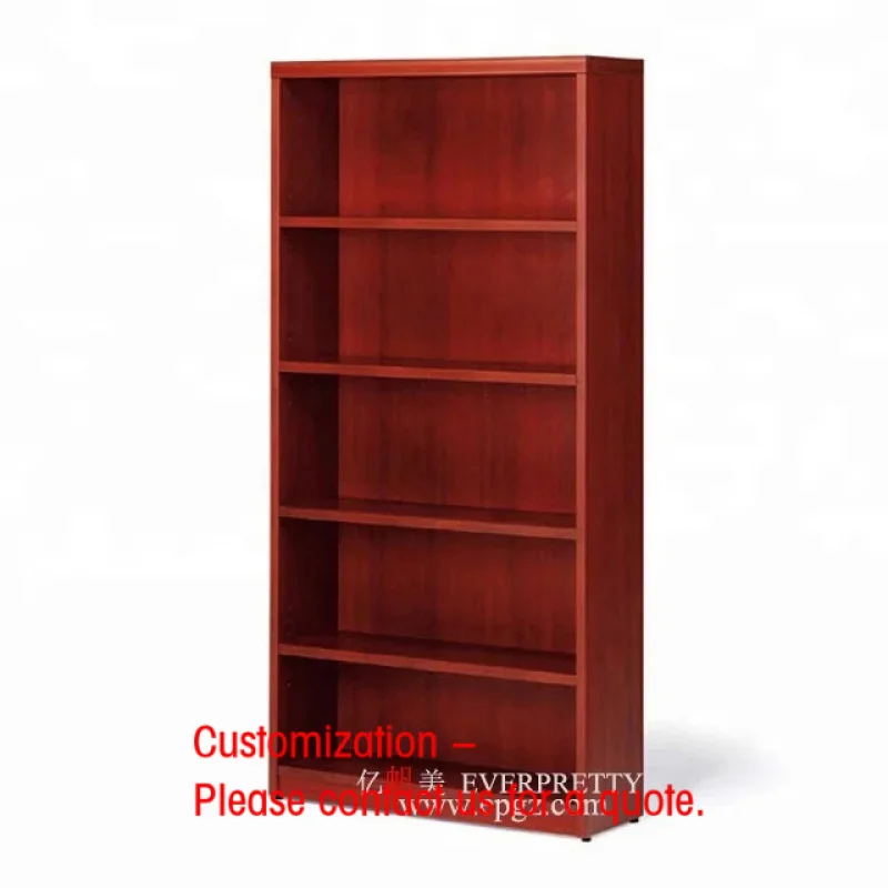 custom.Library Furniture Book Storage Display Wooden Single-sided School Use Reading Room Bookshelf