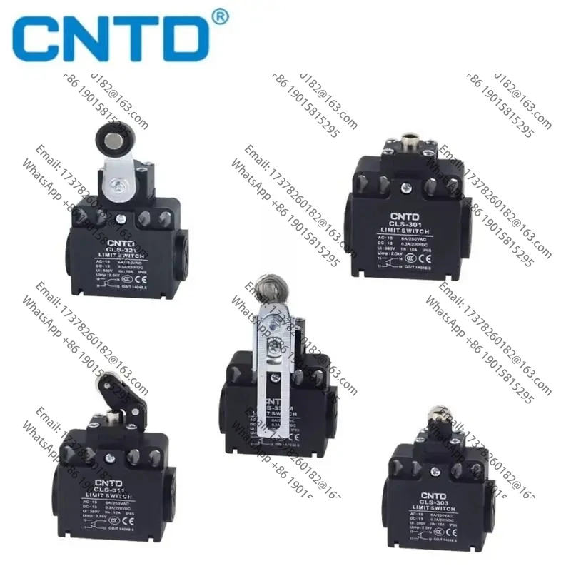 

CNTD-interruptor límite Vertical, CLS-301, CLS-302, CLS-303, CLS-311, CLS-321, serie 1NO1NC, 10A, 250V, IP65, Price of 5 pieces