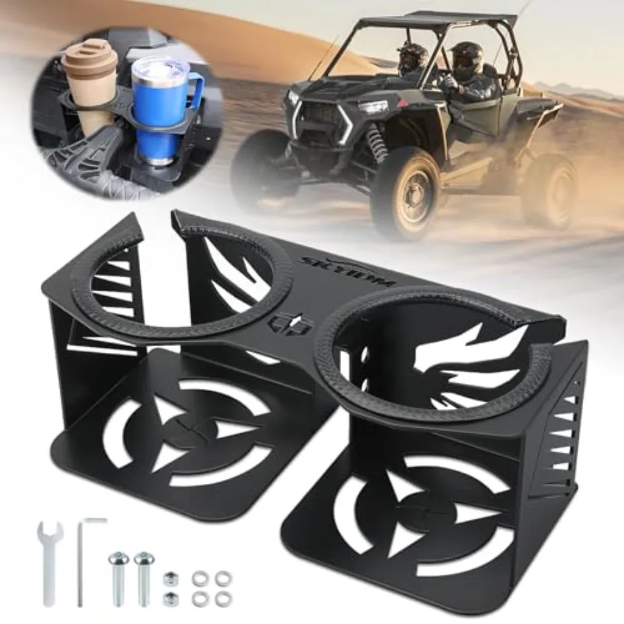 

Держатель для стаканов на поручень для пассажира, подстаканник для UTV, совместимый с Polaris RZR XP 1000/XP Turbo/800/900 2