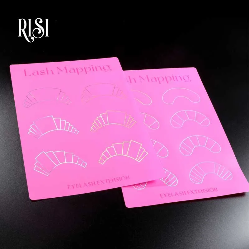 Free Lash Mapping Stickers Plastic Lash Mapping Practice Chart lashes tools Hot Eyelash Extension Accessories Training Eyelashes