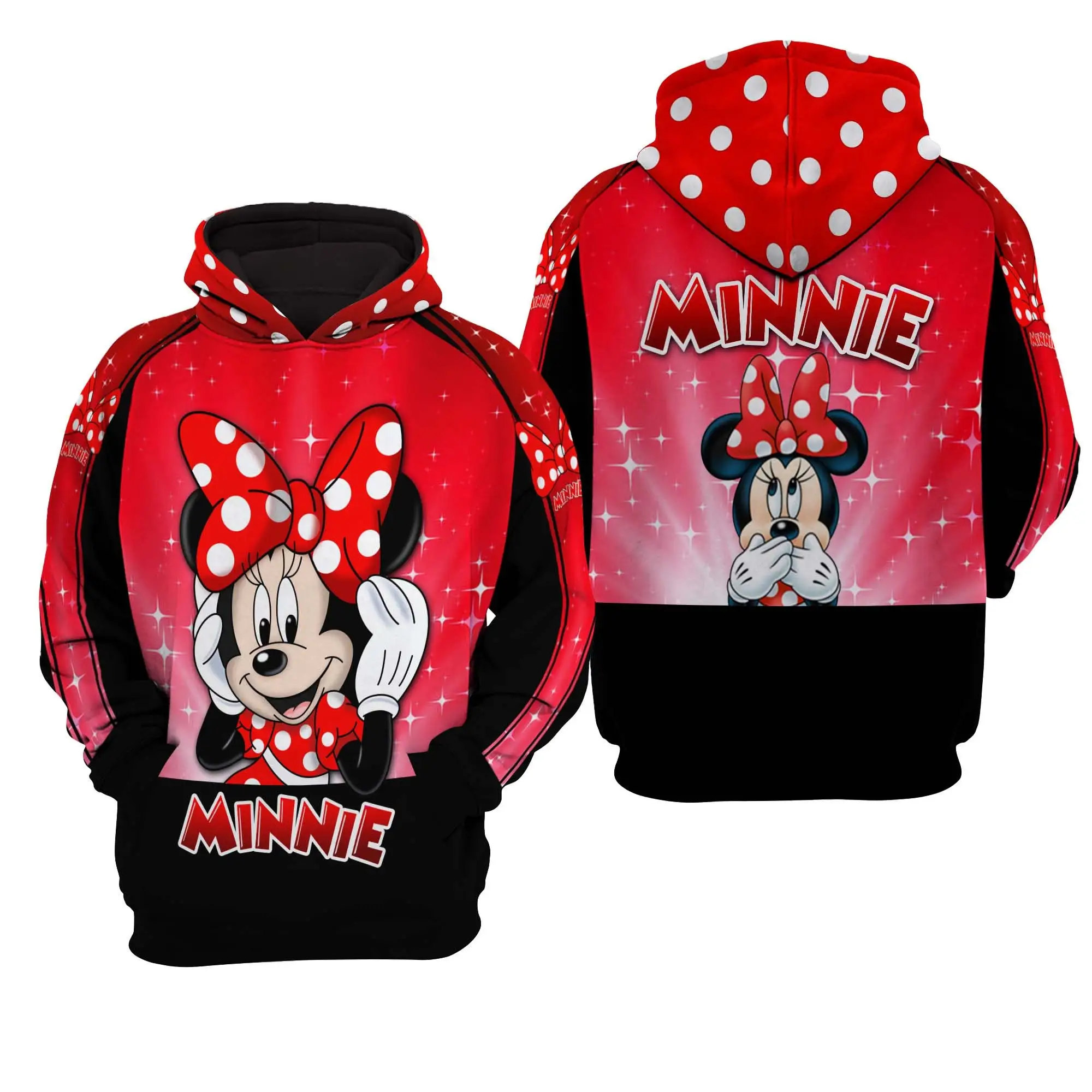 

Disney Mickey Mouse Cute Lover Iv 3d Zip Hoodie