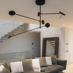 Creative Led Chandelier Black Lustre Adjustable Indoor Lights Bedroom Hanging Lamp Living Room Dining Room Lighting Fixtures