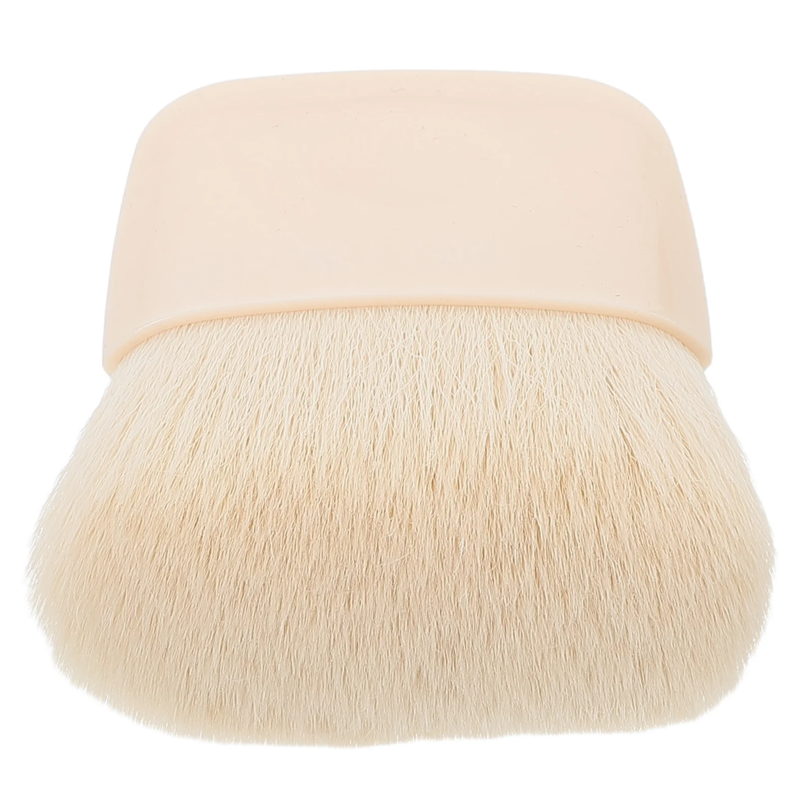 Mini Travel Makeup Brush Flat Head Soft Bristle Compact Powder Blush Brush Portable Tool for Face Application