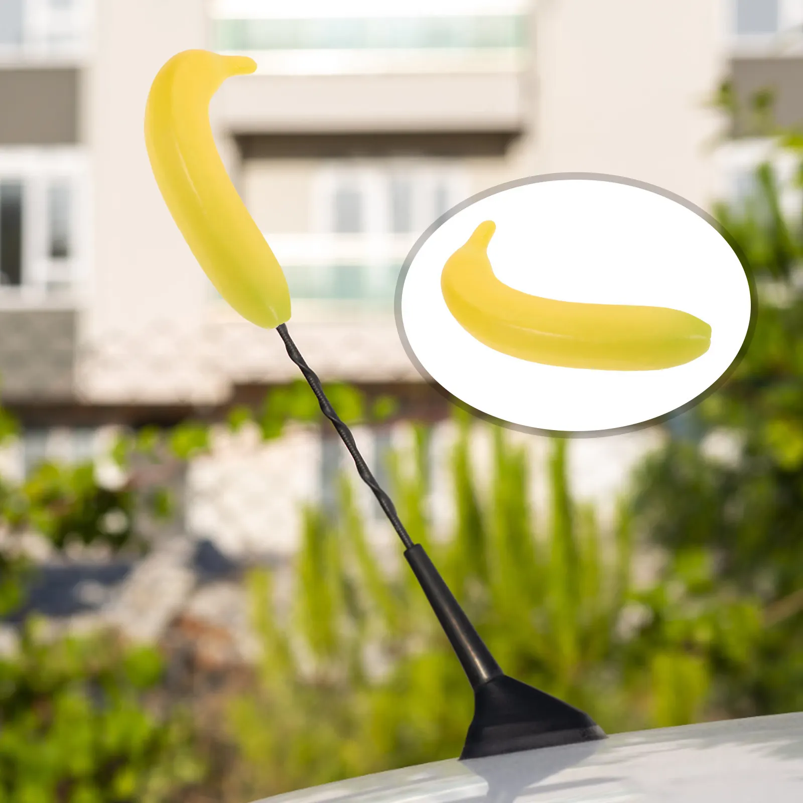 Adorable Adorno para Antena de Coche, Diseño de Frutas Kawaii, Decoración para Vehículos, Decoración Exterior para Auto, Adorno Universal para Techo de Coche, Fácil de Usar