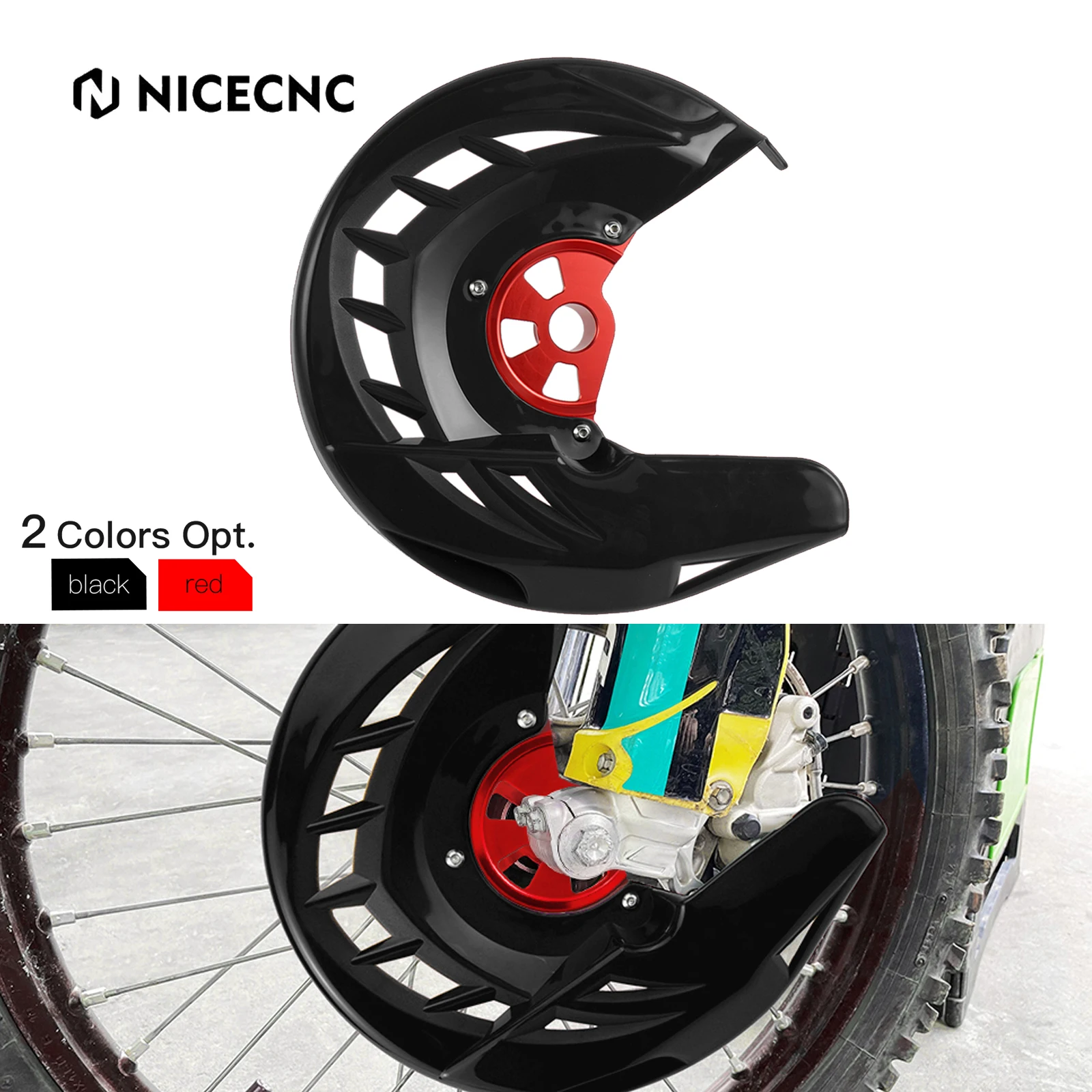 

NICECNC For Beta RR 300 RR 250 2020-2024 RR 125 RR 350 RR 390 RR 430 RR 450 RR 480 498 2013-2024 Front Brake Disc Guard Cover