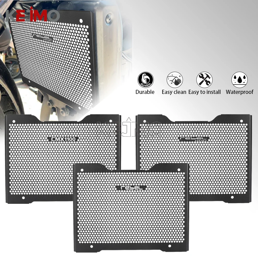 

FOR HONDA REBEL 1100 CMX Rebel CMX11000 CM1100 Motorcycle Radiator Guard Grille Cover Protector 2021 2022 2023 2024 2025 2026