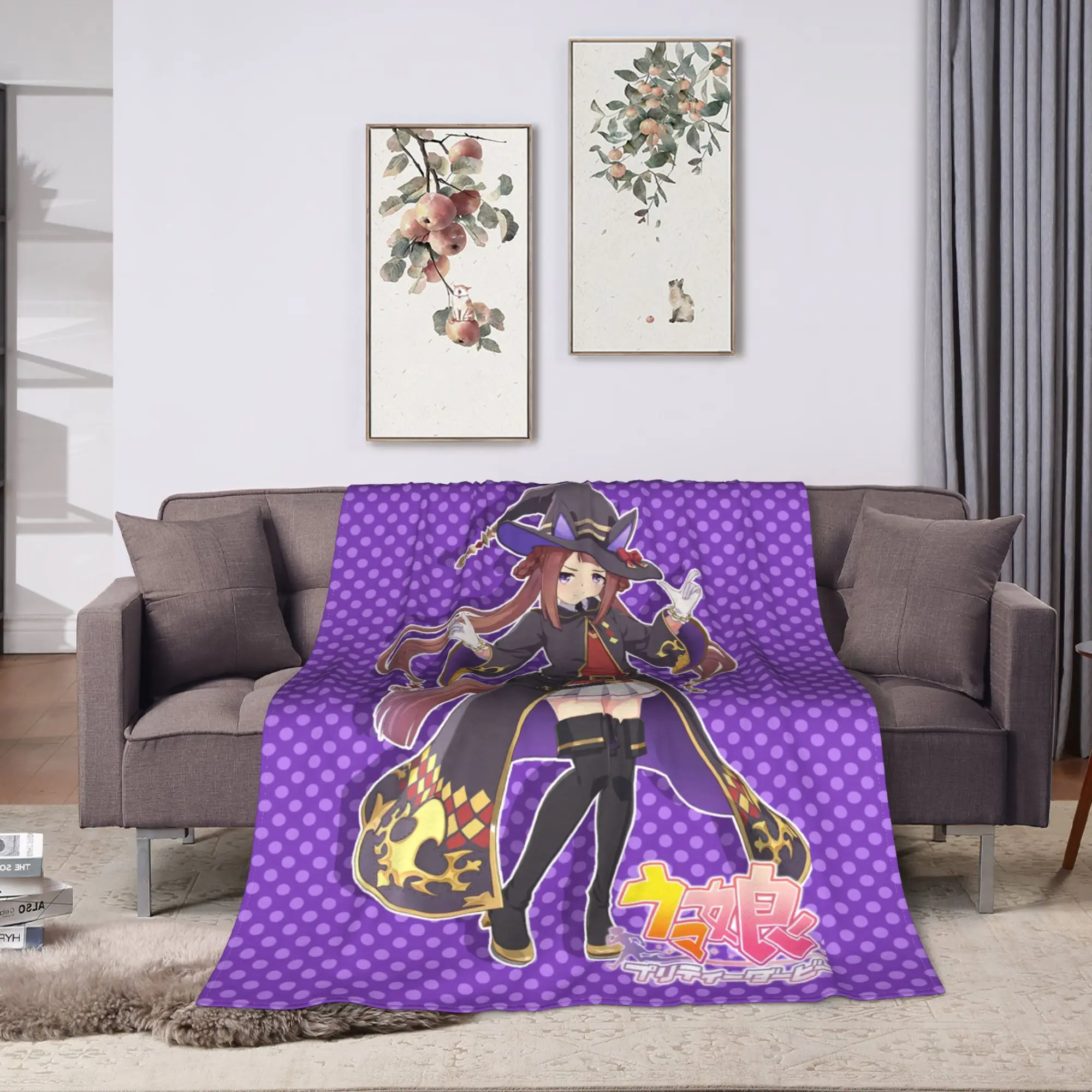 Sweep Tosho UmaMusume Pretty Derby Warm Soft Blanket  Girls Boys Plush Bedding Throws Novelty Couch Bed Bedspread Sofa Bed Cover
