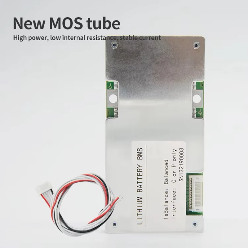 30A 40A 50A 60A 70A 7S 24V Li-ion Lithium BMS Battery Protection Board NMC 3.7V Cell Balanced Common Port Drop Line Protection