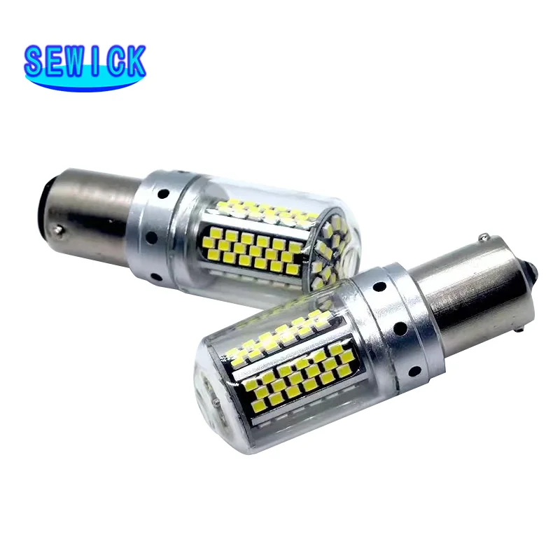 

50PCS P21W BAY15D 1157 LED Canbus BA15S P21W 1156 Car Led Light 3030 108SMD White Auto Brake Lights Turn Signal Bulb 12V