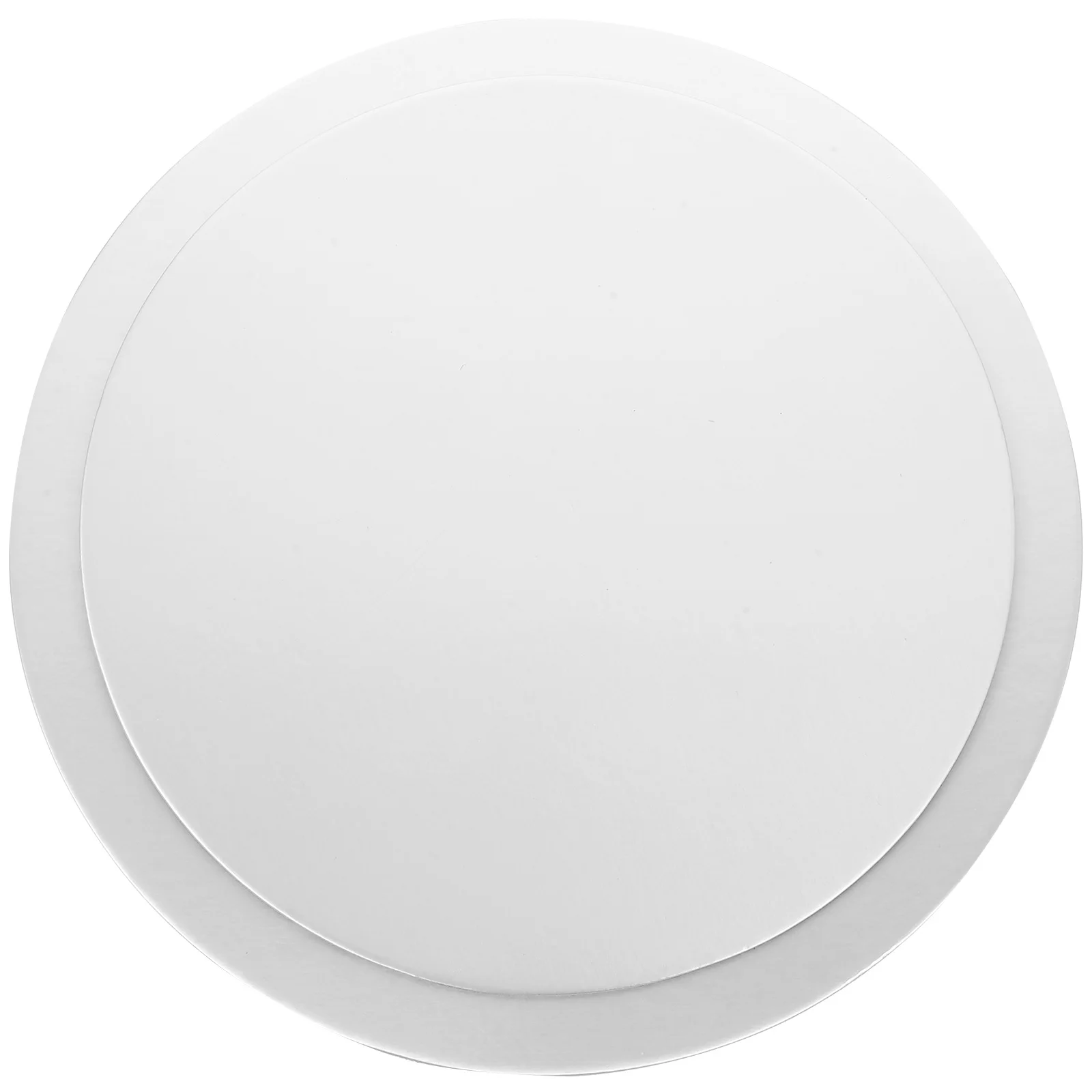 

4pcs Convenient Plates Round Drum Diy Cake Board Transfer Plate Bakery Supply Smooth Surface Lightweight Multifunctional Cake