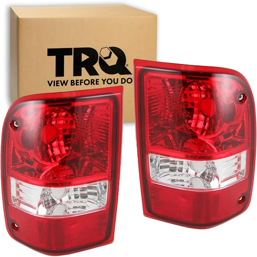 

2 Piece Driver & Passenger Side Tail Light Assembly Set Compatible with 2006-2011 Ford Ranger FO2818121 FO2898121