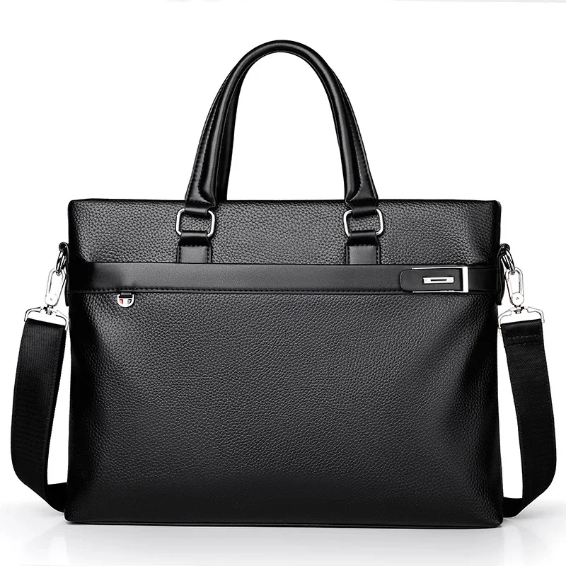 Brand Men Bag High Quality Classic PU Leather Man Briefcase Men's Business Handbag Messenger s Computer Laptop