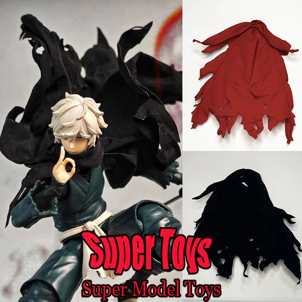 

In Stock 2 Style 1/12 Scale Soldier Clothes Accessories Solid Color Battle Damage Cloak Fit 6-inches Action Figure Doll Toys