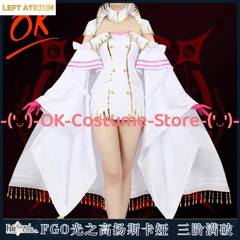

[Customized Size] Fate Grand Order Koyanskaya of light Third Ascension Cosplay Costume Anime Game Outfit Carnival Party Uniform