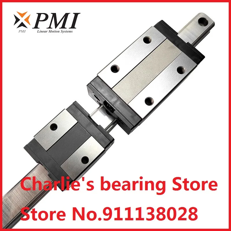 100% brand new original genuine PMI brand linear guide 4pcs MSA15ESSFCN block match with 2pcs 300mm length rail