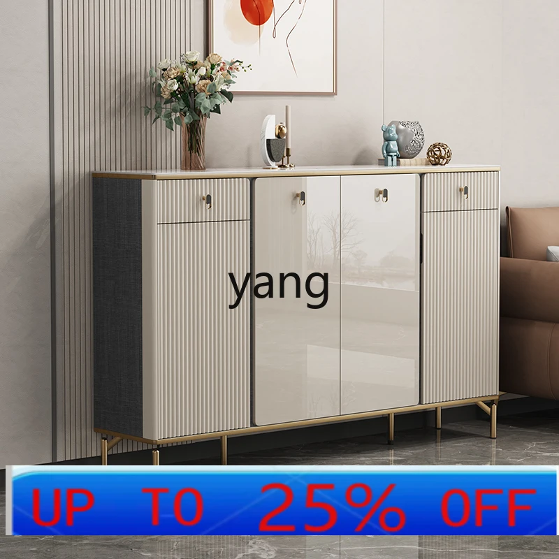 

LMM rock slab shoe cabinet entrance household entrance entrance cabinet integrated stool simple modern large capacity