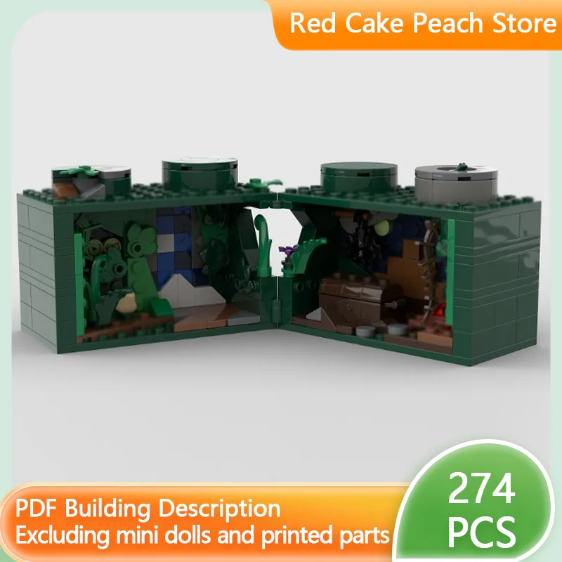 

City Street View Model MOC Building Bricks Small Forest Diorama Modular Technology Children Holiday Gifts Assemble Toys Suit