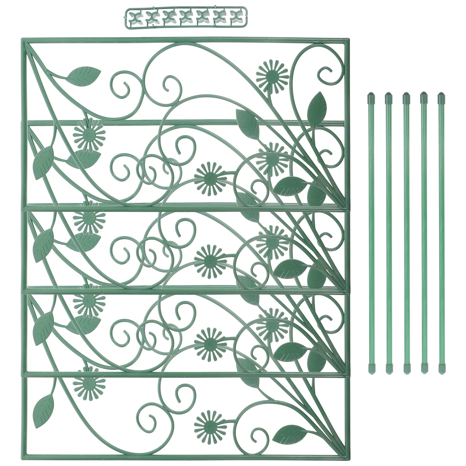 

Plant Climbing Trellis Flower Stand Screen Garden Vegetable Pergola Rack for Potted Houseplants Outdoor Indoor Green Decoration