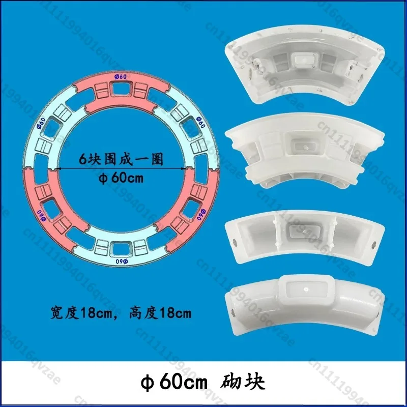 Inspection Well Block Plastic Mold Concrete Block Plastic Mold