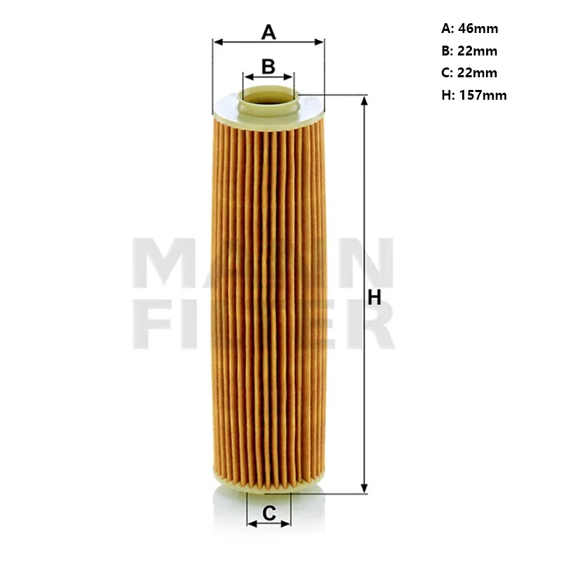 MANNFILTER HU514y / HU514/1y กรองน้ํามันเหมาะกับ MERCEDES-BENZ C-Class (W204/C204/S204) E-Class (W/S212) SLK 2711800309 2711800409